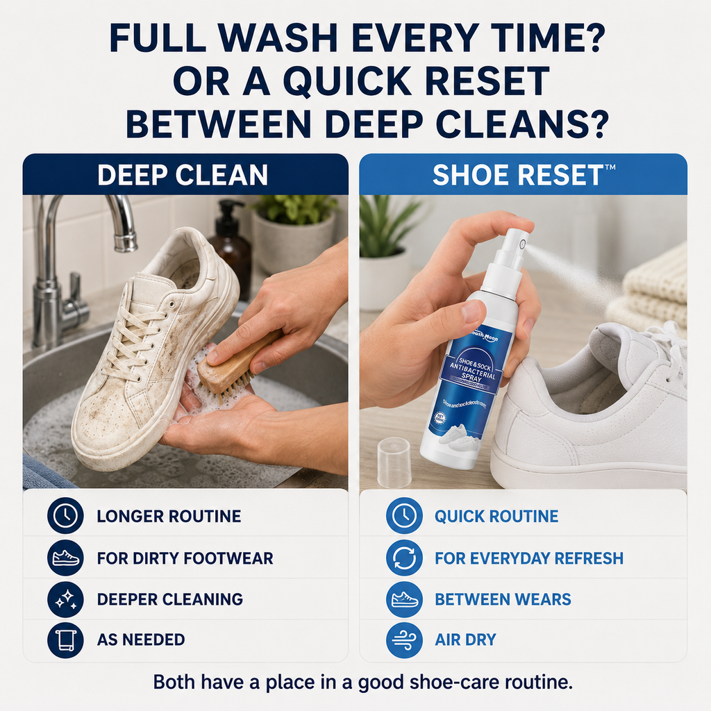 FeetWell Shoe Reset™ — Deodorizing Shoe & Gear Mist