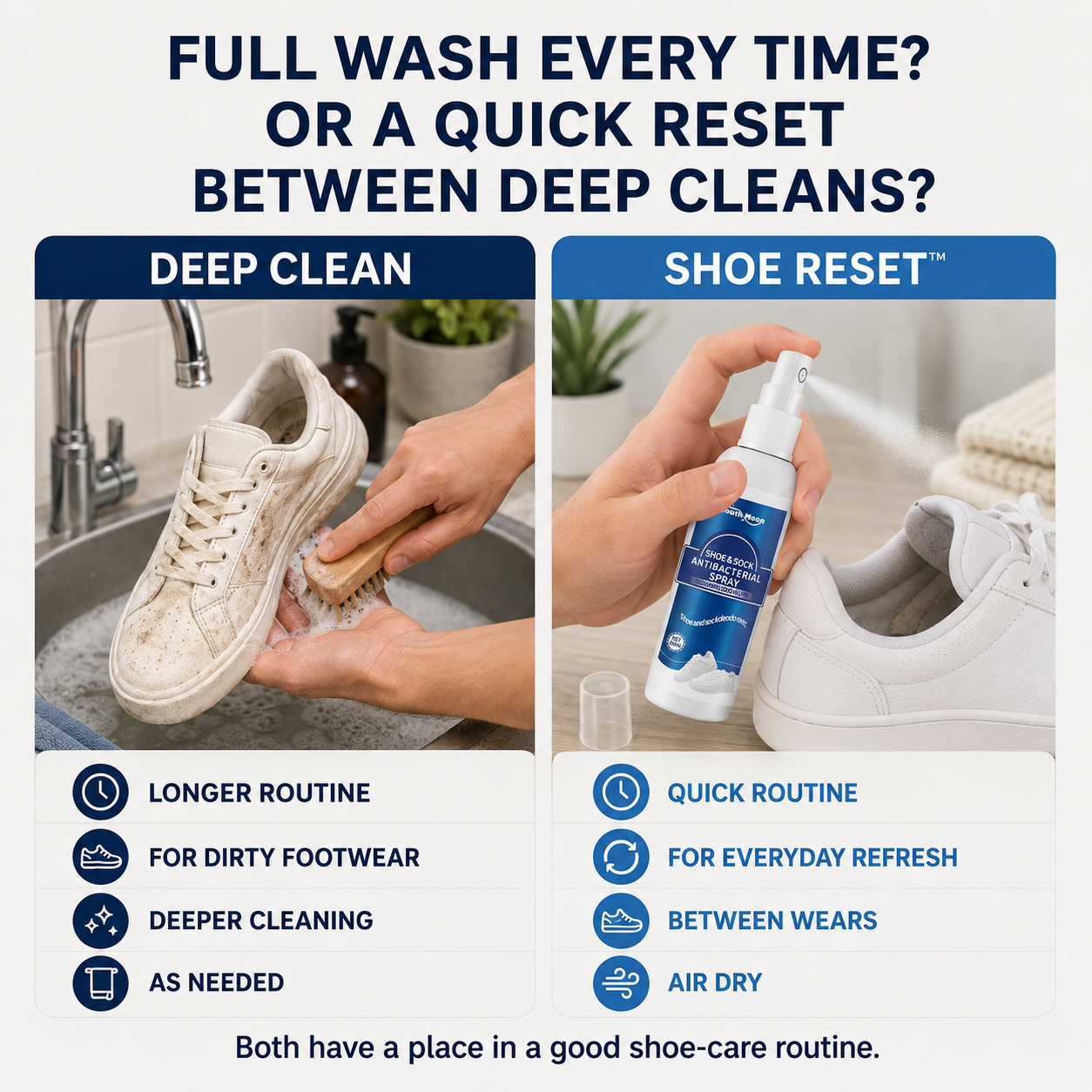 FeetWell Shoe Reset™ — Deodorizing Shoe & Gear Mist