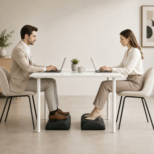 Curved Comfort Footrest at the office