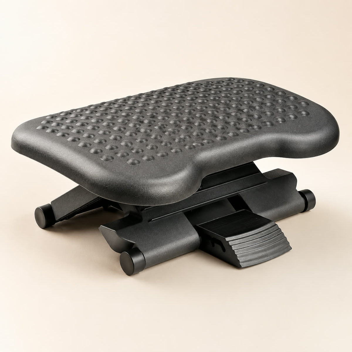 Ergonomic footrest side view