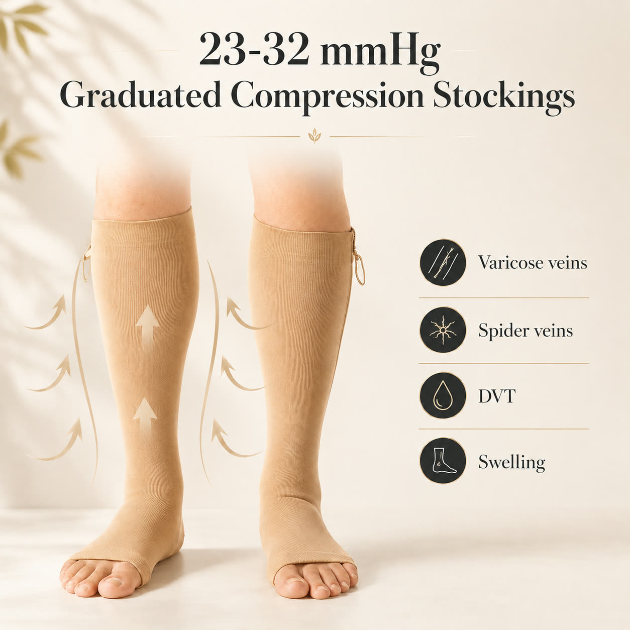 Graduated compression levels